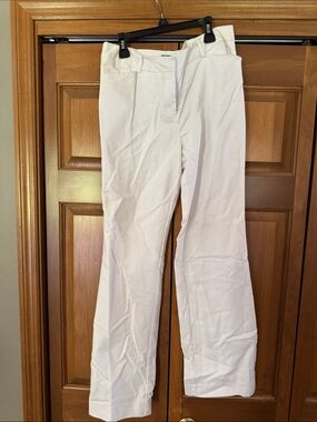 Worthington White Straight-Leg Women's Trousers